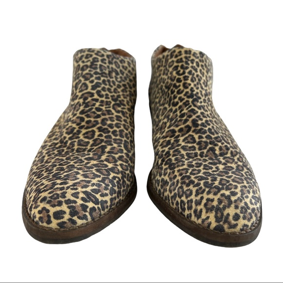 Lucky Brand Fai Cheetah Print Ankle Booties Size 5.5M - Picture 4 of 16